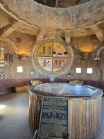 Wandmalereien der Hobi Indianer im Dessert Watch Tower