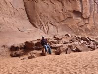 Philip singt uns ein Lied am Big Hogan