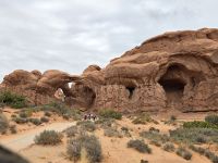 der doppelte Bogen im Arches Nationalpark