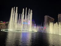 Wasserspiele vorm Bellagio in Las Vegas