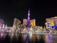 Wasserspiele vorm Bellagio in Las Vegas