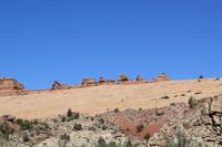 der Delicate Arch von weiten