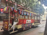 Cable Car fahren in San Francisco macht viel Spaß