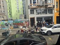 Dies ist die nicht so schöne Seite von San Francisco, aber auch sie existiert