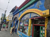 Hippie Viertel Haights/Ashbury in San Francisco 