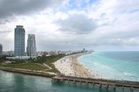 Blick vom Schiff auf Miami Beach