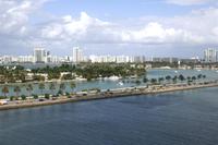 Blick vom Schiff auf Miami