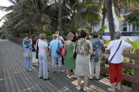 Spaziergang auf dem Boardwalk
