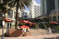 Tropical Art Deco Viertel in Miami Beach