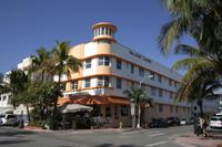Tropical Art Deco Viertel in Miami Beach