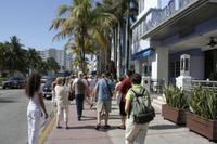 Am Ocean Drive in Miami Beach