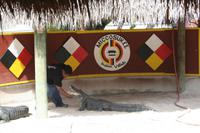 Im Dorf der Miccosukee-Indianer