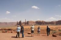 Eberhardt-Reisegäste im Monument Valley
