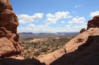 Blick aus dem Nordfenster im Arches Nationalpark