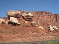 die Zwillingsbrocken im Capitol Reef NP