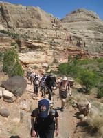 Aufstieg zum Rim Overlook