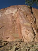eine Sandsteinschicht im Capitol Reef