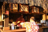 Unsere Bestellung an der Bar....