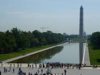 Blick zum Washington-Monument und Capitol