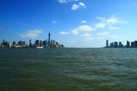 Manhattan und Jersey vom Hudson