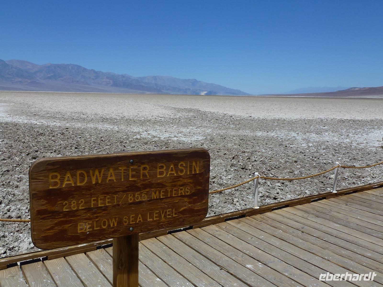 Badwater Point - 85 m unter Meeresspiegel
