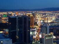 Blick vom Stratosphere Tower auf den Strip
