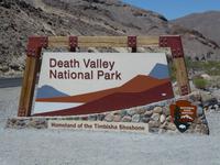 Eingang zum Nationalpark Death Valley