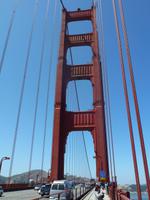 Auf der Golden Gate Bridge 