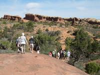 Wanderung im Arches Nationalpark