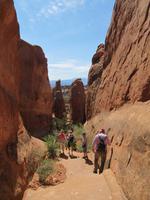 Wanderung im Arches Nationalpark