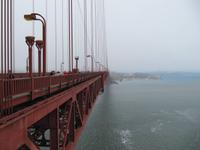 Spaziergang über die Golden Gate Bridge