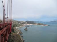 Spaziergang über die Golden Gate Bridge
