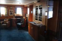 Historische Kapitänskabine auf der Queen Mary