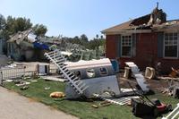 Los Angeles - Universal Studiotour - Flugzeugabsturz-Szenerie