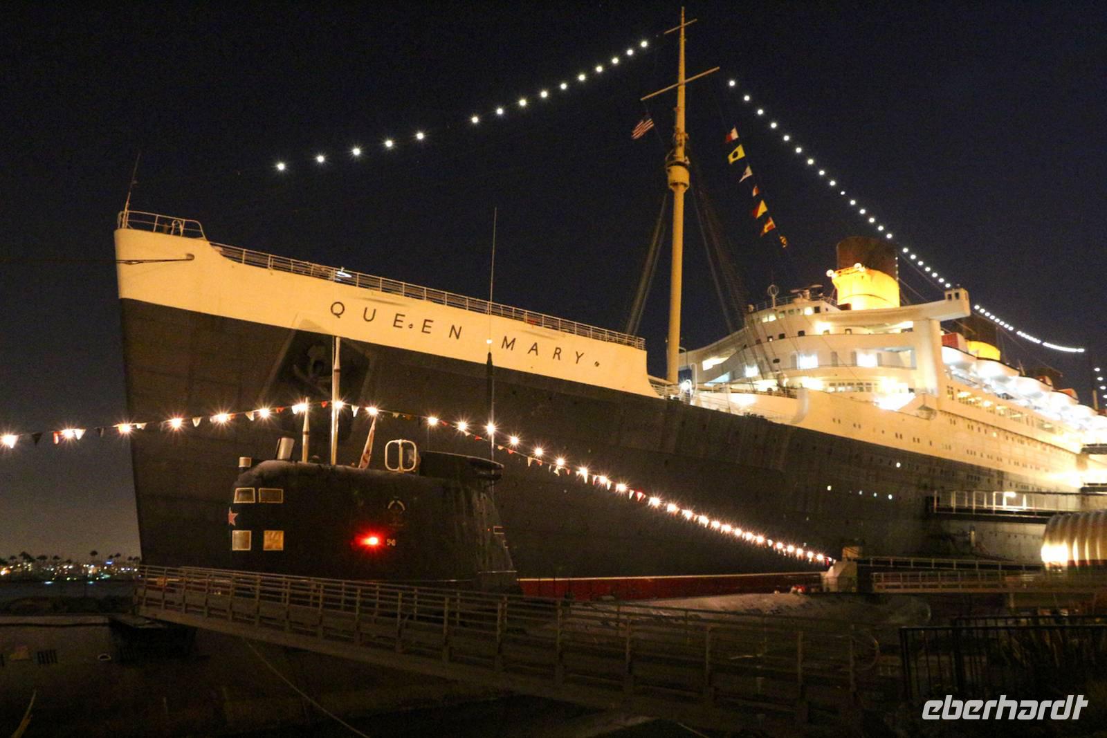 Hotelschiff Queen Mary in Long Beach - Los Angeles