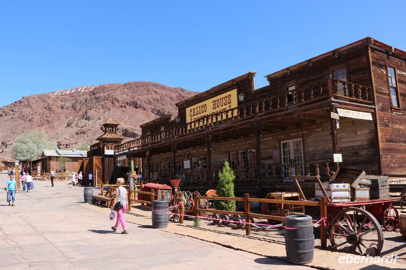 Galico Geisterstadt in der Mojave-Wüste Südkalifornien