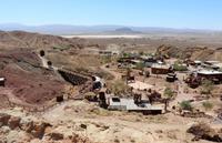 Galico Geisterstadt in der Mojave-Wüste Südkalifornien