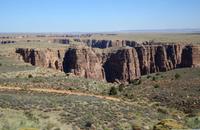 Beginn des Grand Canyon von oben