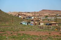 Land der Navajo-Indianer in Arizona