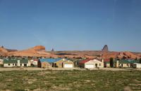 Land der Navajo-Indianer in Arizona