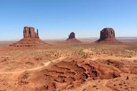 Reste des Colorado-Plateaus im Monument Valley