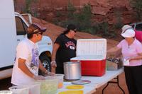 Picknick bei den Navajo-Indianern im Monument Valley