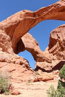 Doppelbogen im Arches-Nationalpark in Utah
