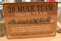 Furnace Creek Resort im Tal des Todes - alter Muli-Zug