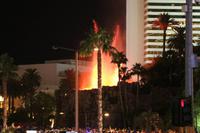 Las Vegas Nachttour - Vulkanausbruch vorm Hotel Mirage