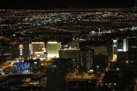 Blick vom Stratosphere Tower in Las Vegas - auf die Altstadt