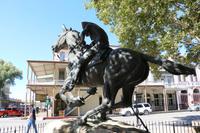Altstadt von Sacramento - Denkmal des Pony Express