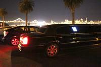 Abendliche Limousinenfahrt in San Francisco