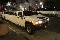 Abendliche Limousinenfahrt in San Francisco