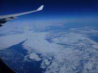 Flug über Grönland